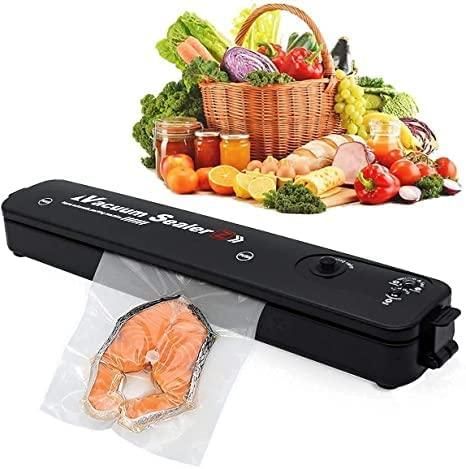 Vacuum Sealer Machine, Automatic Fresh Food-Sealer, Vacuum Packing Machine For Fruits, Meat Preservation With Dry & Moist Sealing Modes With LED (Multi Color)