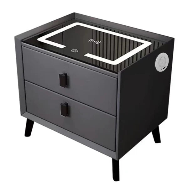Smart Side Table with Wireless Charging Station ( Night Stand )